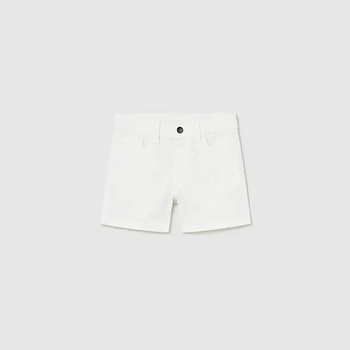 Image 1 of Mayoral Къси панталони 5 джоба памук в бяло за бебе момче Mayoral