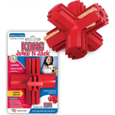 Kong Dental Jump'n Jack dentální střední