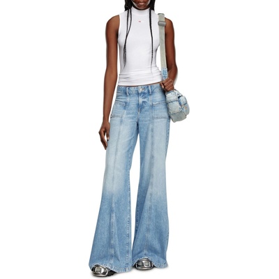 Diesel džínsy D-Akii trousers modrá