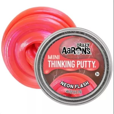 Reflexshop Crazy Aaron’s: Неонова светкавица - интелигентно пластилинче, малък размер (CANF003)
