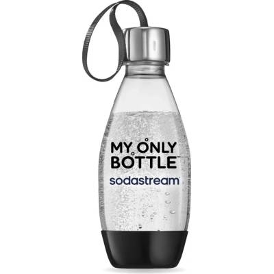 SodaStream Бутилка за газиране Sodastream My Only Bottle, 0.5 л, Без BPA, Съвместим с Spirit, Jet, Fizzi, Genesis, One Touch, Play, Power и Source, Черен (1748162400)
