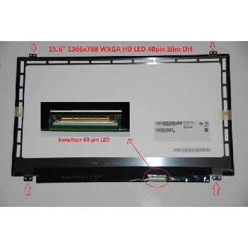 LCD displej display Acer Aspire 5820TG-6406 Timelinex Serie 15.6" WXGA HD 1366x768 LED matný