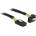 Delock Кабел Delock Mini SAS SFF-8087 Mini SAS SFF-8087 под ъгъл 1 м