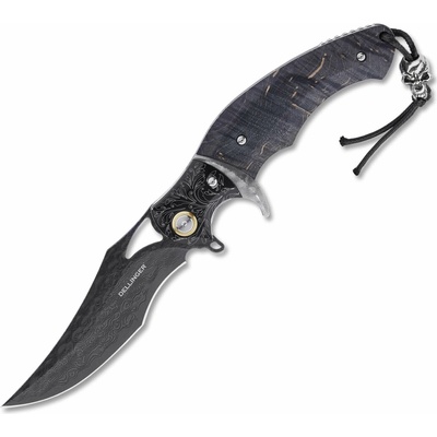 Dellinger Spett Japan VG-10 Damascus Steel s rukojetí Sapele