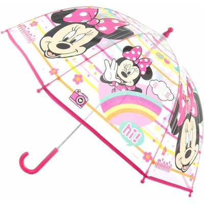 Deštník Minnie Mouse průhledný
