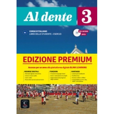 Al dente 3 (B1) – Libro + quad. + CD + DVD Premium