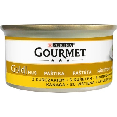 Purina Gourmet GOLD paštika s kuraťom 85 g