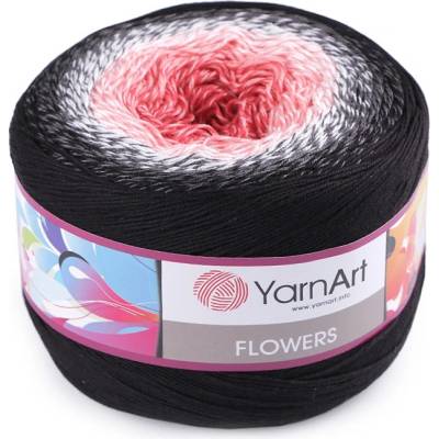 Prima-obchod Pletací příze Flowers 250 g, barva 6 (260) růžová