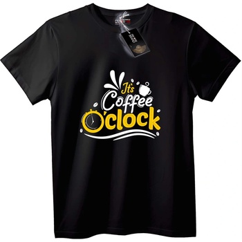 NOONEBRAND Тениска Време е за Кафе - 2XL, White