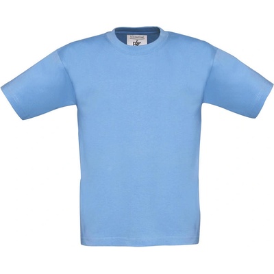 B&C dětské tričko Exact 150 kids t shirt nebesky modrá