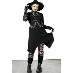 KILLSTAR дамска рокля KILLSTAR - Rowena - Черен - KSRA007458