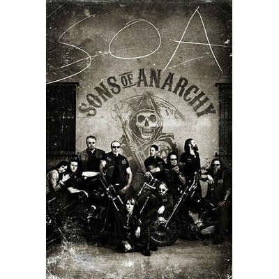 Plakát, Obraz - Sons of Anarchy - Vintage, 61 × 91.5 cm
