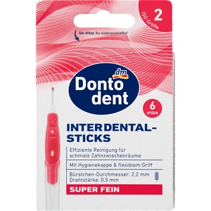 Dontodent Супер тънки интердентални стикове iso 2, 6 бр (1304203)