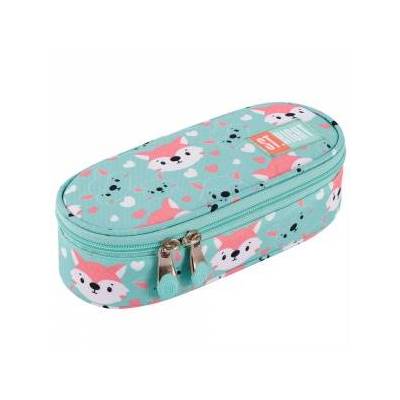 Pencil case stiffened sachet with inner flap PC-01 Lovely Foxy