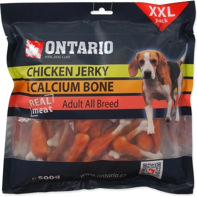 Ontario Vápniková kosť s kuracím 500 g