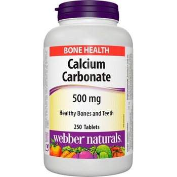 Image 1 of Webber Naturals Calcium Carbonate 500 mg [250 Таблетки]