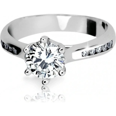 Cutie Jewellery prsteň z bieleho zlata so zirkónmi Z6872 1886 10 X 2