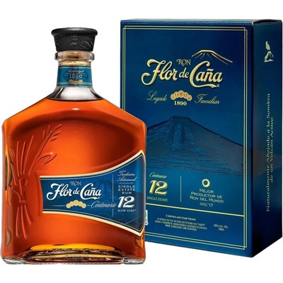 Flor de Caña Centenario 12y 40% 0,7 l (holá láhev)
