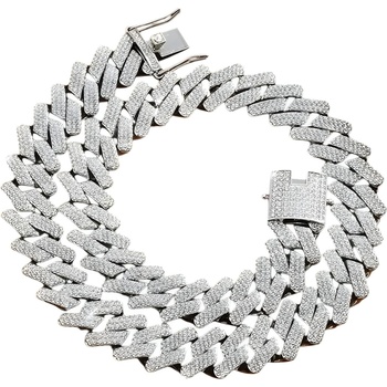 HARAHU Мъжка верижка ma-38444 - Сребърна / 47см / 18мм kp38444 (ma-38444)