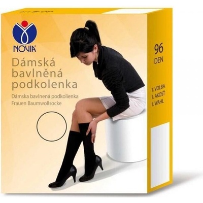 Novia Demar Podkolenky B09 bavlna + lycra 111 BÍLÁ