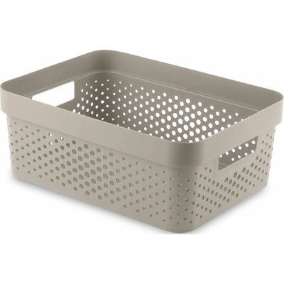 Curver Infinity 11 l Úložný box 36 x 27 x 14 cm recyklovaný plast béžový 04750-X67