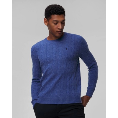 Polo Ralph Lauren pánsky vlnený sveter modrý