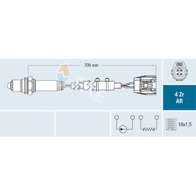 Lambda sonda FAE 75652