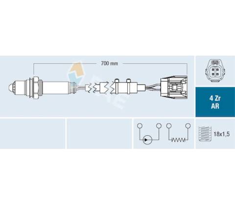 Lambda sonda FAE 75652