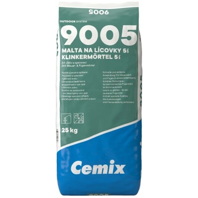 Cemix 9005 5 MPa Zdicí a spárovací malta pro lícové zdivo 25 kg