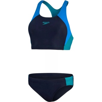 Speedo Colourblock Splice 2 Piece True navy/Bondi