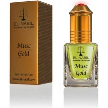 El Nabil musc gold parfémovaný olej dámský 5 ml roll-on