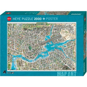 Heye Пъзел Heye от 2000 части - Градът на поп музиката (29844)
