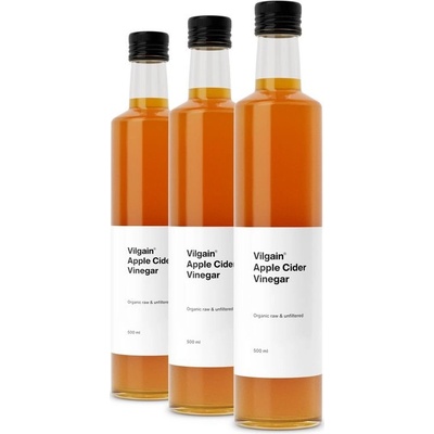 Vilgain Jablčný ocot BIO 3 × 500 ml
