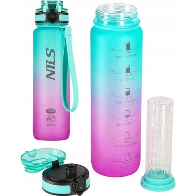 Nils camp Tritanová láhev na pití NCD04 950 ml modrá