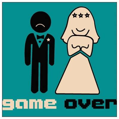Plakát čtverec Ikea kompatibilní Game over