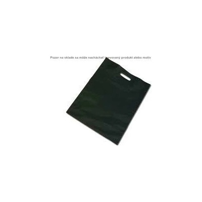 Taška s výsekom čierna 360x460 40mic 50ks 6038