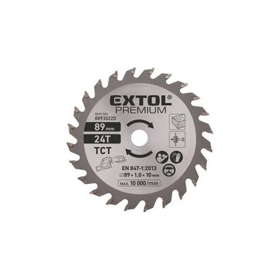 EXTOL Kotúč pílový s TK plátkami PREMIUM 8893022D