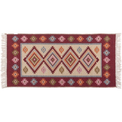 Multidecor Двулицев ориенталски килим KILIM 80x150 см червен/бежов (MU0018)