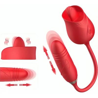 Armony Delight Flower & Thrusting With Tongue