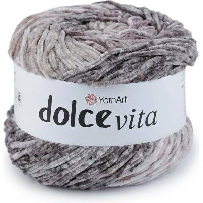 Pletací žinylková příze Dolce Vita 150 g Varianta: 4 (3401) šedá světlá, Balení: 1 ks