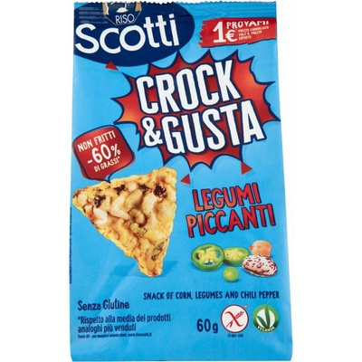 Riso Scotti chrumakvé pikantné strukovinové chlebíčky 60 g