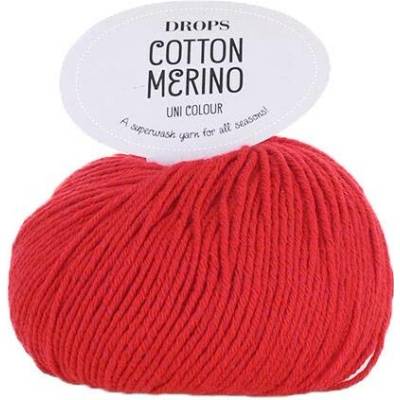 Příze DROPS Cotton Merino 06 - červená