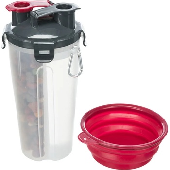 HUNTER Trixie Feed and Water Containers - преносим съд за храна и вода с купичка 2 х 350 мл