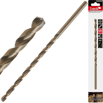 Zlatý vrták do kovu 8,0 × 240 mm HSS DIN1869 – balení 25 ks | Geko