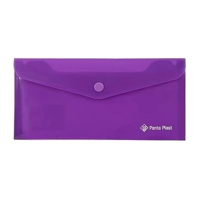 PANTA PLAST Vrecko na dokumenty s patentným uzáverom neónovo fialová 0410-0087-15