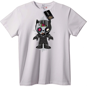 NOONEBRAND Тениска Череп Цвете Вампир - XL, White