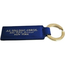 Přívěsek na klíče A.G. SPALDING & BROS Kožená Key ring Line Blue Royal, A.G. SPALDING & BROS.