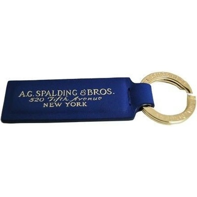 Přívěsek na klíče A.G. SPALDING & BROS Kožená Key ring Line Blue Royal, A.G. SPALDING & BROS.