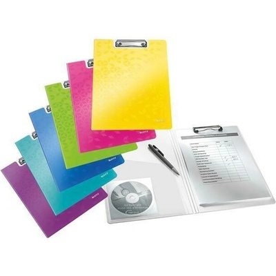 Leitz Wow A4 zavírací deska s klipem tyrkysová