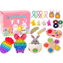 LEAN TOYS Veľkonočná sada hračiek 25 ks